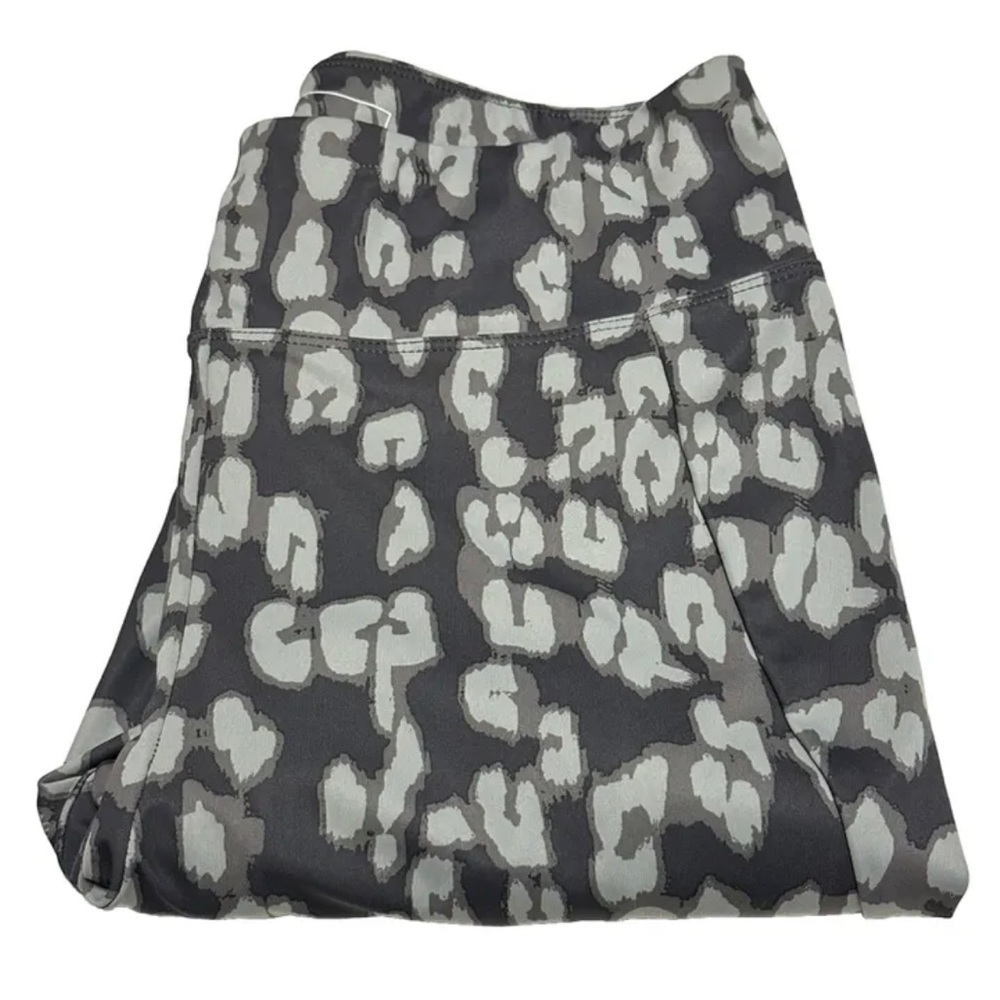 The North Face Teen Girls Size XL 18 Gray Leopard Activewear Leggings Never Worn - Picture 5 of 6